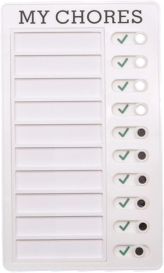 Chore Chart for Teens Replacement Cardboard Reusable Chore Chart by Unknown