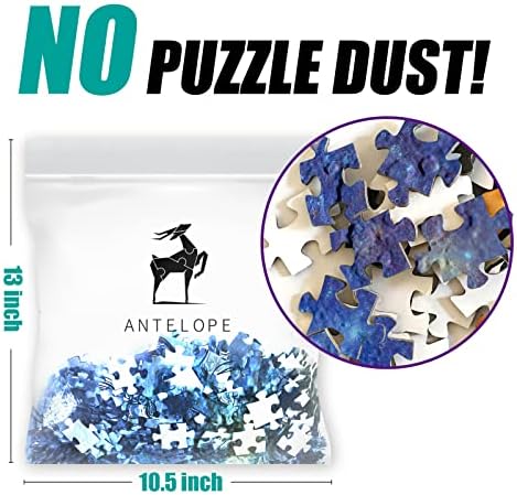 Antelope - 1000 Piece Mercury Jigsaw Puzzle for Adults, Space Planet Round Circle Solar System Puzzle, High Resolution, Matte Finish, No Dust - Image 7