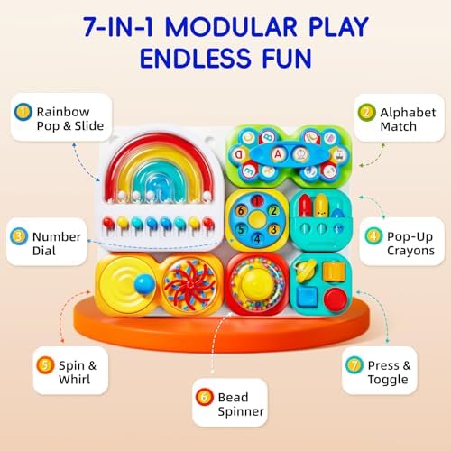 Busy Board 3.0 Detachable & Assemblable Toy for Toddlers 1+ - Image 3