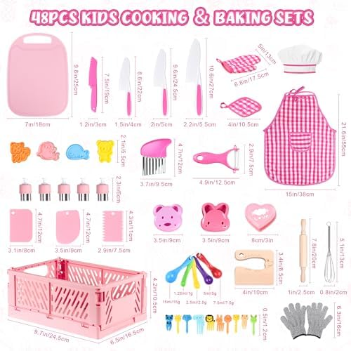 Kids Knife Set for Real Cooking, Montessori Toys, Kids Cooking Sets Real - Image 4