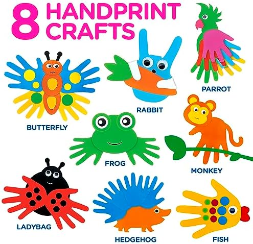 Arts and Crafts Kit for Toddlers Ages 2, 3, 4, 5 Years. Easy Animal Crafts for Kids - Image 2