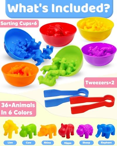 Counting Animals Montessori Toys for 3 4 5 Years Old, Learning Toys Gifts - Image 2
