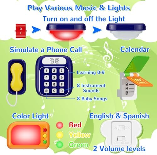 MFEESYOB Montessori Toys for 1 Year Old Boy Girl, Toddler Busy Board - Image 4