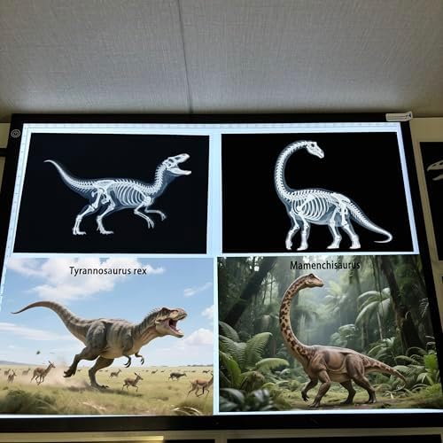 16 Animal X-Ray Set, Educational Science Kit for Kids to Explore Bone Structures for Lightstand Accessories, Light and Shadow Areas (Dinosaur Series) - Image 5