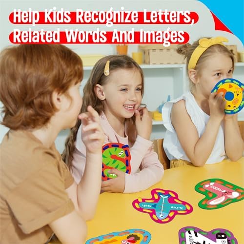 SpriteGru 26PCS Alphabet Lacing Cards, Lowercase Letters Sewing Kit with 26 Double-Sided Cards and 26 Colorful Laces Alphabet Learning Toy Motor Skills Art Crafts for Toddlers, Kids, Students - Image 5
