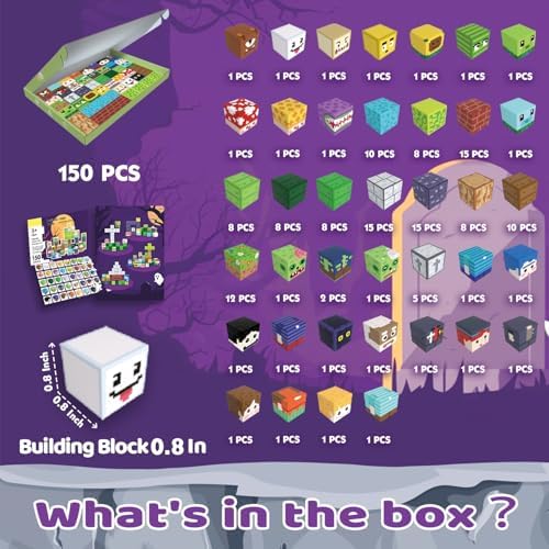 Magnetic Blocks, 150PCS Toys Building Cube Birthday Gifts for Kids - Image 2