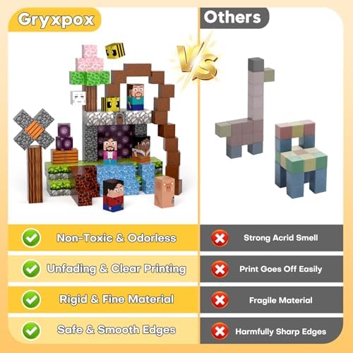 100pcs Magnetic Building Blocks,Magnetic Cubes STEM Sensory Toy for Ages 3+ - Image 4