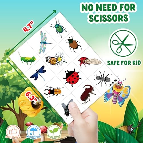 120 PCS Bug Temporary Tattoos for Kids Toddlers - Image 4