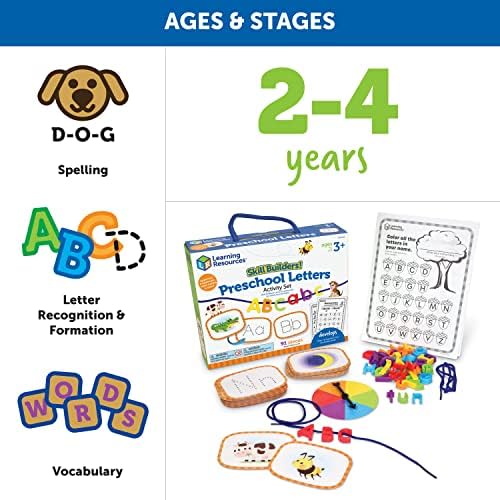 Learning Resources Skill Builders Preschool Letters - Vocabulary Skills, Alphabet Classroom Must Haves, Teacher Supplies, ABC Montessori, Phonics and Reading Games, Fine Motor, Birthday Gift - Image 5