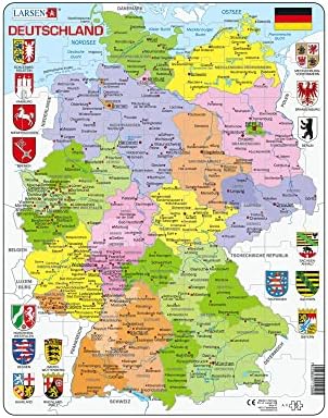 Larsen Puzzles Germany Political Puzzle (70 Pieces) by LarsenPuzzles