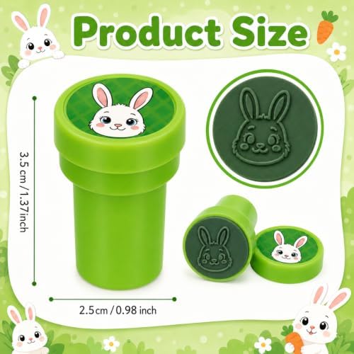 Cinrobiye 24 Pcs Animal Stampers for Kids, Pre-Inked Safari Zoo Party Favor Set, Animal Theme Birthday Party Supplies, Classroom Rewards, Goody Bags, Piñata Fillers - Image 2