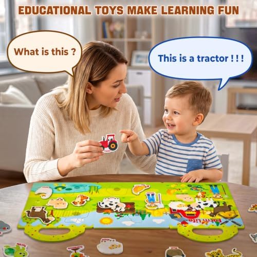 Activity Books for Toddlers 1-3|Felt Montessori Busy Book for Toddlers - Image 5