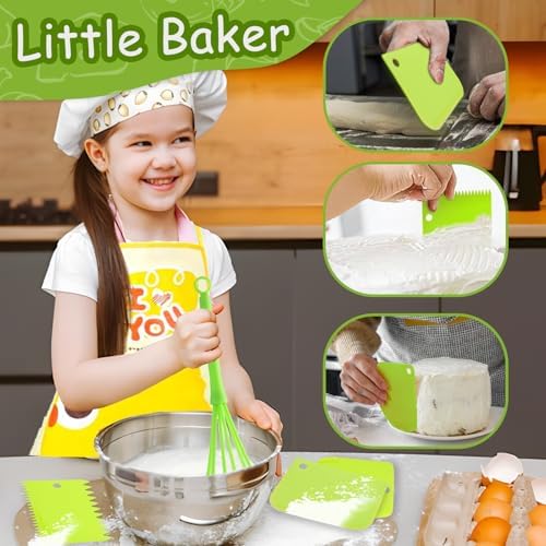 Kids Montessori Cooking Kitchen Toys and Toddler Knife Set - 30 Pcs Knifes for Real Cooking and Baking Accessories ,Toddlers Kitchen Tools Ages 3-10 Kids Birthday (30 PCS) - Image 6