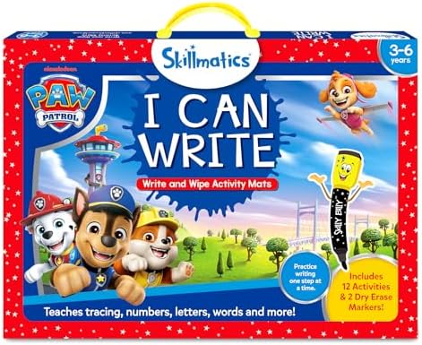 Skillmatics I Can Write – PAW Patrol, Preschool Learning Activity Toy by Skillmatics