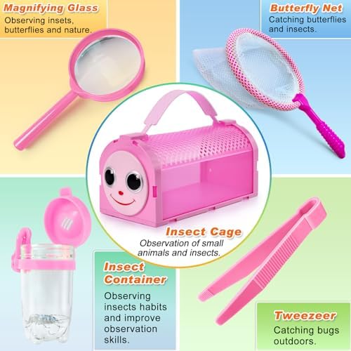 Bug Catcher Kit & Outdoor Explorer Kit for Kids, 10 Pcs Bug Catching Kit - Image 4