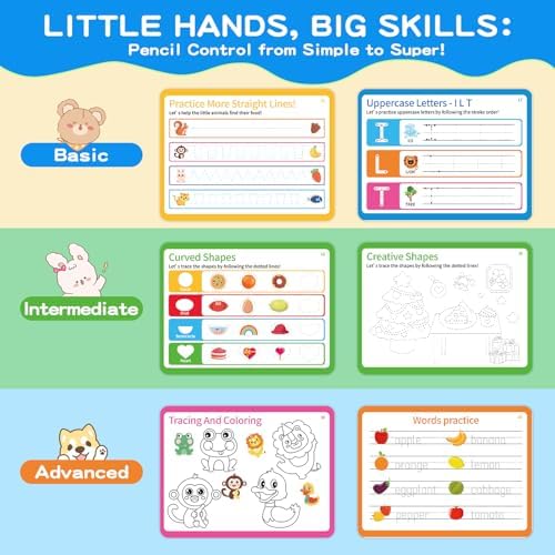 Preschool Learning Activities, Tracing Books for Kids Ages 3+, Toddler Handwriting Practice, Letter Tracing for Kids, Preschool Kindergarten Workbooks 3+, Learning Books for 3+ Years Old - Image 4