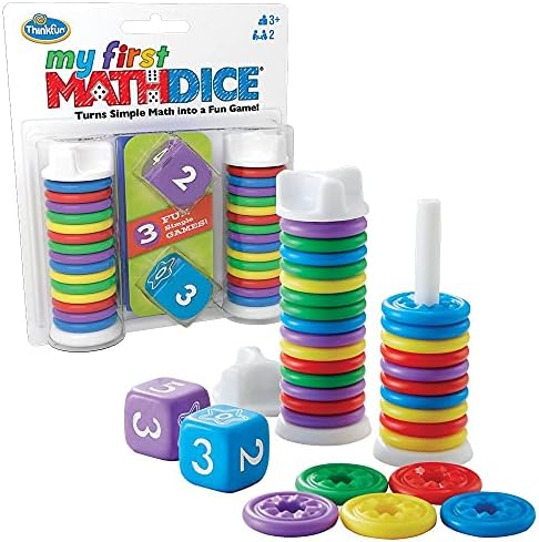 ThinkFun My First Math Dice - Engaging Counting Game for Kids | Enhances Math & Number Skills | Fun Learning Activity for Ages 3+ by Unknown