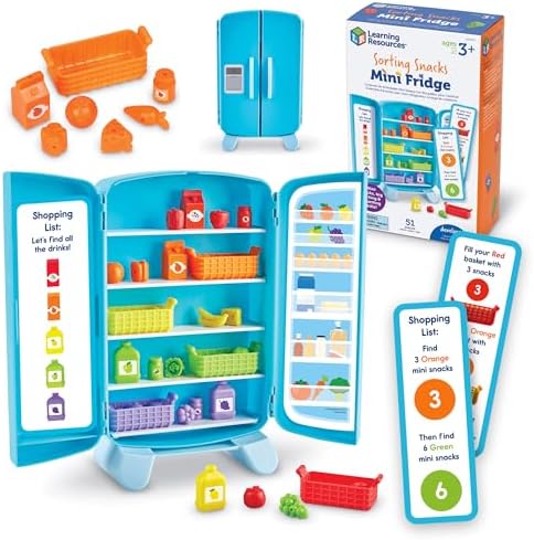 Learning Resources Sorting Snacks Mini Fridge by LearningResources