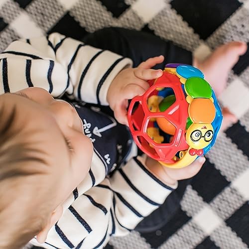 Baby Einstein Bendy Ball Easy Grasp Oball Rattle BPA-Free Toy, Ages 3 Months+ - Image 5