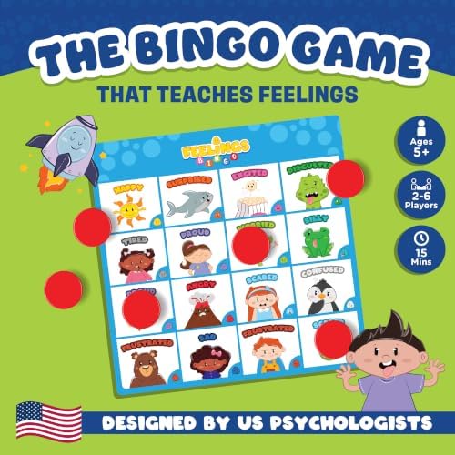 ThinkPsych Feelings Bingo - Act It Out Emotion Game - Image 2