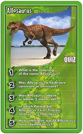 Top Trumps Dinosaurs: Quiz Games - Trivia Quiz - Kids Games for Learning- Great Travel Games and Road Trip Games - Trivia Outdoor Games - Family Games for Kids and Adults 2+ Players - Image 6