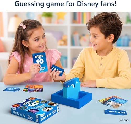Skillmatics Guess in 10 Card Game – Disney, Gift for Kids, Travel Toys - Image 3