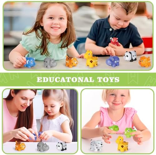 Animal Number Learning Toys for Toddlers Kids 3-5, 10 Unique Animals - Image 7