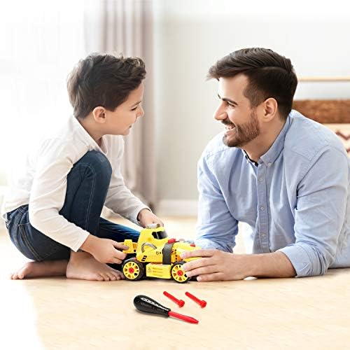 Mobius 7-in-1 Take-Apart Construction Truck Set with Drill, Ages 3+ - Image 5