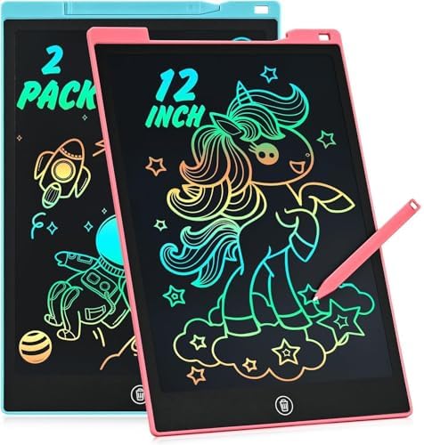 cimetech 2 Pack LCD Writing Tablet for Kids, Doodle Board Drawing Pad by cimetech