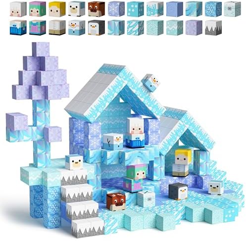 GobiDex Magnetic Building Blocks Princess Castle for Girls Age 3+ Years Old by GobiDex