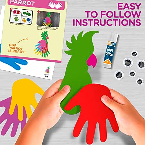 Arts and Crafts Kit for Toddlers Ages 2, 3, 4, 5 Years. Easy Animal Crafts for Kids - Image 4