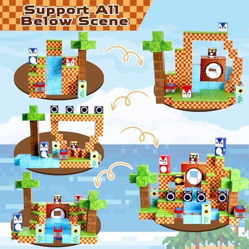 ToyUnited Magnetic Blocks, 100PCS Magnetic Building Blocks, STEM Building Game Montessori Sensory Toys for Kids Boys Girls Ages 3 4 5 6 7 8 9 10+ Holiday Birthday Gifts - Image 3