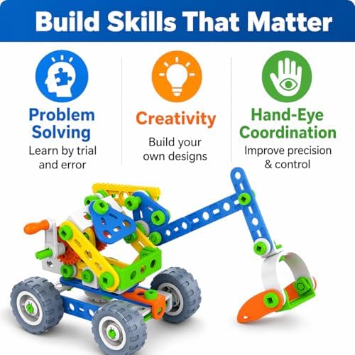 12 in 1 STEM Toys for 4 5 6 7 8+ Year Old Boy Girl Birthday Gifts Building Toys for Kids Ages 4-8 5-7 6-8 Educational Stem Activities for Boys 4-6 8-10 Construction Creative Games Holiday Idea Gift - Image 5