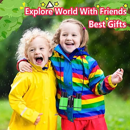 Kids Binoculars Ages 3-12 with Compass & Whistle - Image 5
