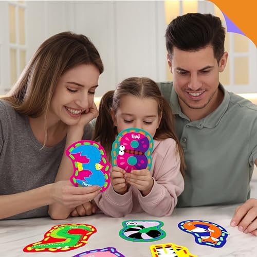 SpriteGru 10 Pieces Number Lacing Cards, 0-9 Double Sided Sewing Cards with 10 Colorful Laces, Imagination Development Lacing Toys Games for Children Educational and Learning Activity - Image 6