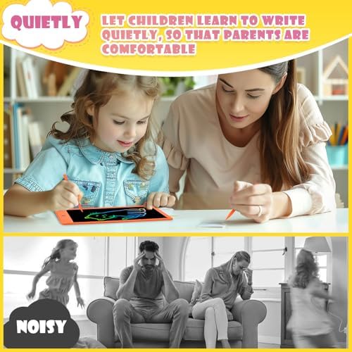 EooCoo Kids LCD Writing Tablet, Mess Free Coloring Travel Toys for Toddler - Image 5