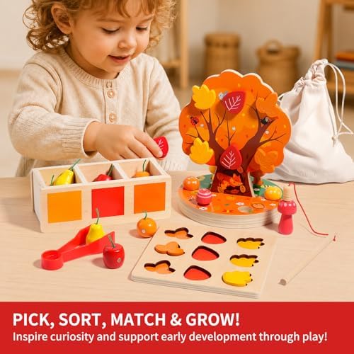 INIFEIDALA Montessori Toys for 3 4 5 6 Year Old - Fine Motor Skills Toy - Image 3