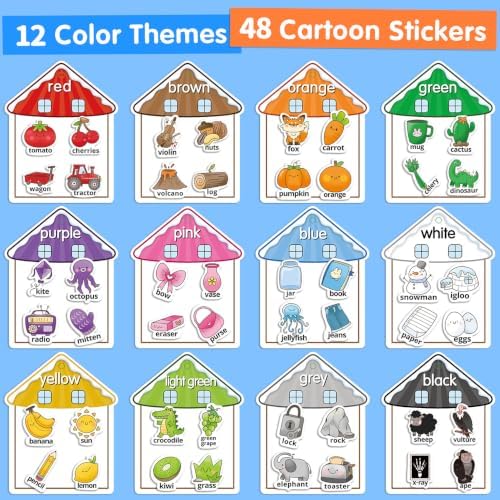 Montessori Busy Book Color Sorting Toys for Toddlers 2-3 Years - Image 3