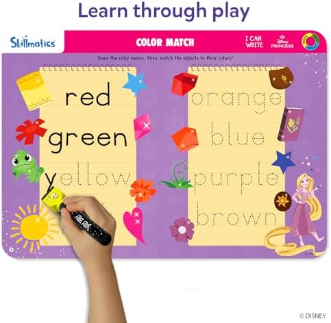 Skillmatics I Can Write – Disney Princess, Preschool Learning Activity Toy - Image 4