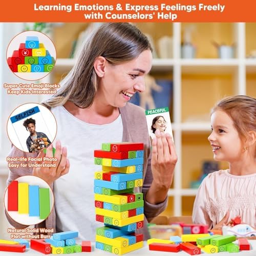 Garybank Emotion Tower Social Skill Game for Kids, Social Intelligence Game - Image 5