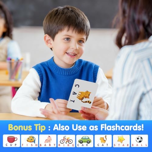 Matching Letter Game for 3 4 5 Year Old Girls Gifts, ABC Learning Toys for Kids Age 3-5, Educational Spelling Games Toys for Toddler Age 4-8, Preschool Birthday Gifts for 2 3 4 5 Year Old Boys Girls - Image 6