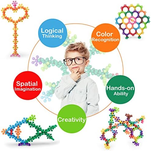 NEOACT 600 PCS Building Blocks STEM Toys, Interlocking Solid Plastic Toys - Image 4