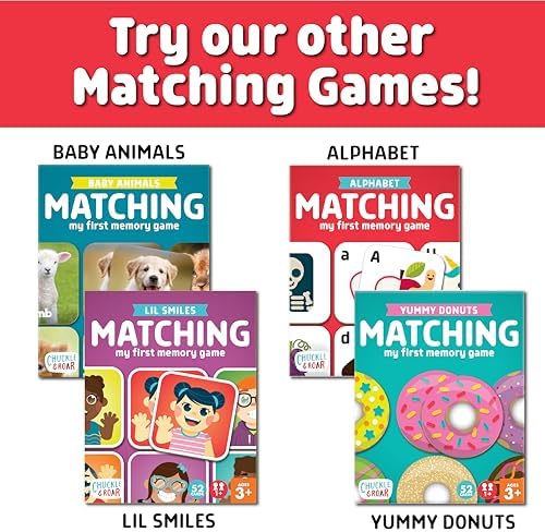 Chuckle & Roar Alphabet Matching Memory Game, Toddler Games, Kids Ages 3+ - Image 6