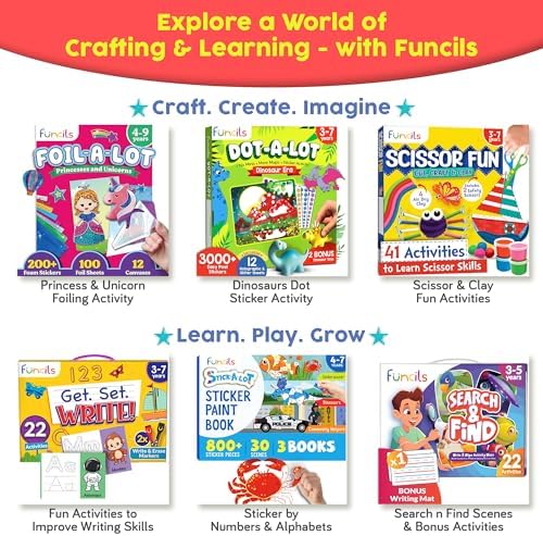 Funcils Kids Scissors Skills with Air Clay, Toddler Scissors Ages 3 4 5 6 7 - Image 3