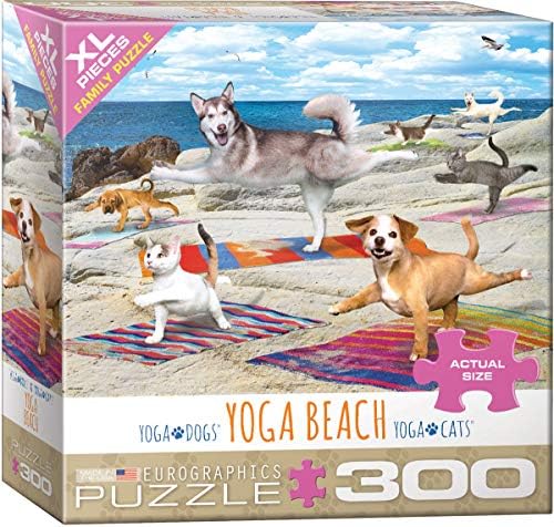 EuroGraphics 8300-5456 Yoga Beach 300Piece Puzzle, Multi-Colored by EuroGraphics