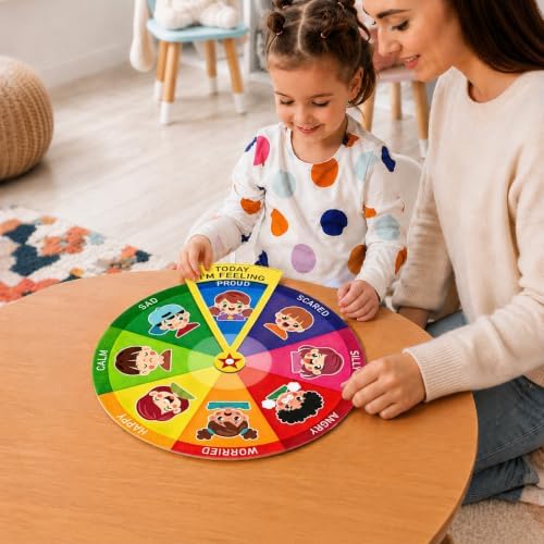 Feelings Emotion Wheel for Kids Feeling Emotions Chart for Toddlers - Image 2