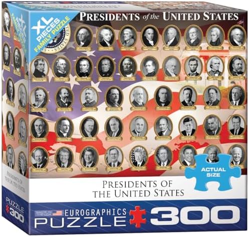EuroGraphics US Presidents Jigsaw Puzzle (300-Piece) by EuroGraphics