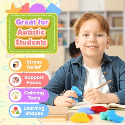 Squishy Fidget Toy for Kids : 12Pcs Soft Textured Sensory Toys for ADHD - Image 5