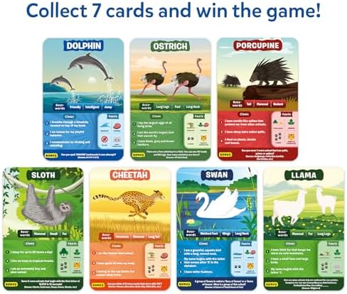 Skillmatics Guess in 10 Animals Megapack – Trivia Card Game, Gift for Kids - Image 5
