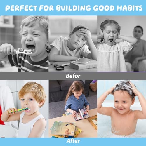 Daily Routine Chart for Toddlers, 2 in 1 Morning Bedtime Routine - Image 6